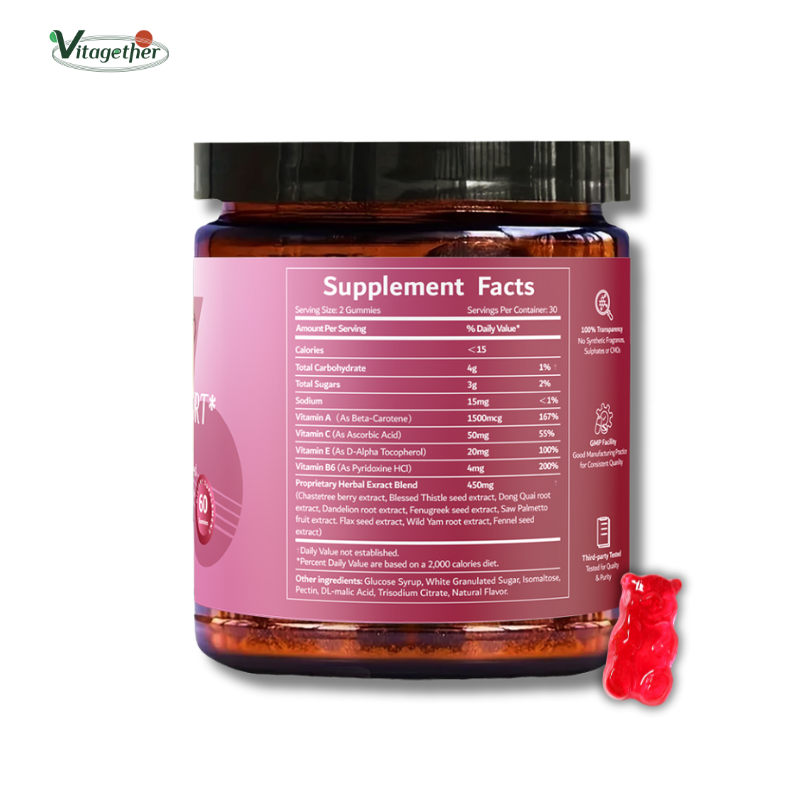 Vitagether Breast Enhancement Gummies, 60 Gummies, Breast Growth Gummies, Chest Enlargement Gummies, Workout Aid
