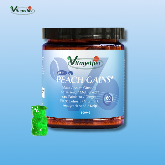 Vitagether Hip Butt Enhancer Gummies for Butt Growth and HIPS, Booty Gummies for Bigger Butt Fast, Booty Curvy Body Gummies Weight Gainer for Women Workout Enhancement