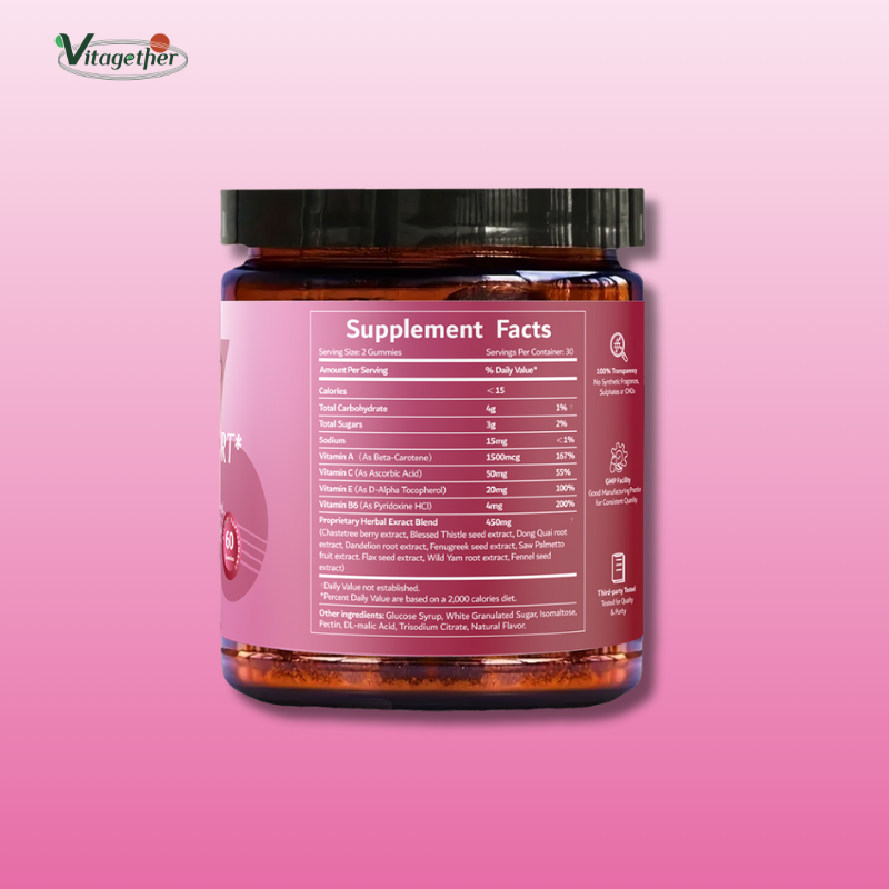 Vitagether Breast Enhancement Gummies, 60 Gummies, Breast Growth Gummies, Chest Enlargement Gummies, Workout Aid