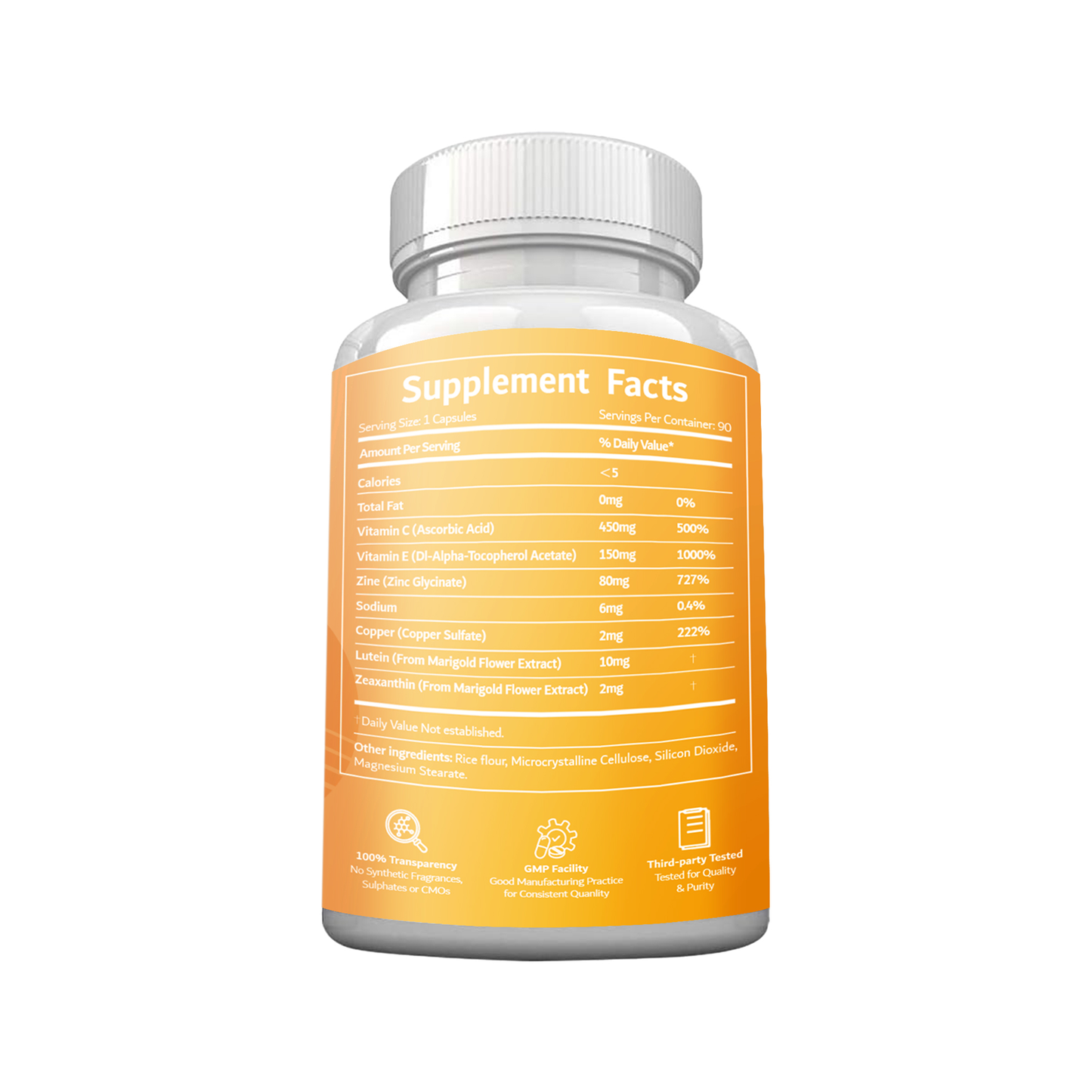 Vitagether Lutein Supplement Capsules - Eye Health Vitamin - Promotes Healthy Vision, Tagetes erecta extract, Natural Carotenoids，Premium Formula Healthcare Dietary Edible,90capsules