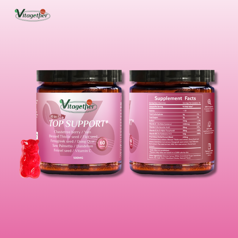 Vitagether Breast Enhancement Gummies, 60 Gummies, Breast Growth Gummies, Chest Enlargement Gummies, Workout Aid