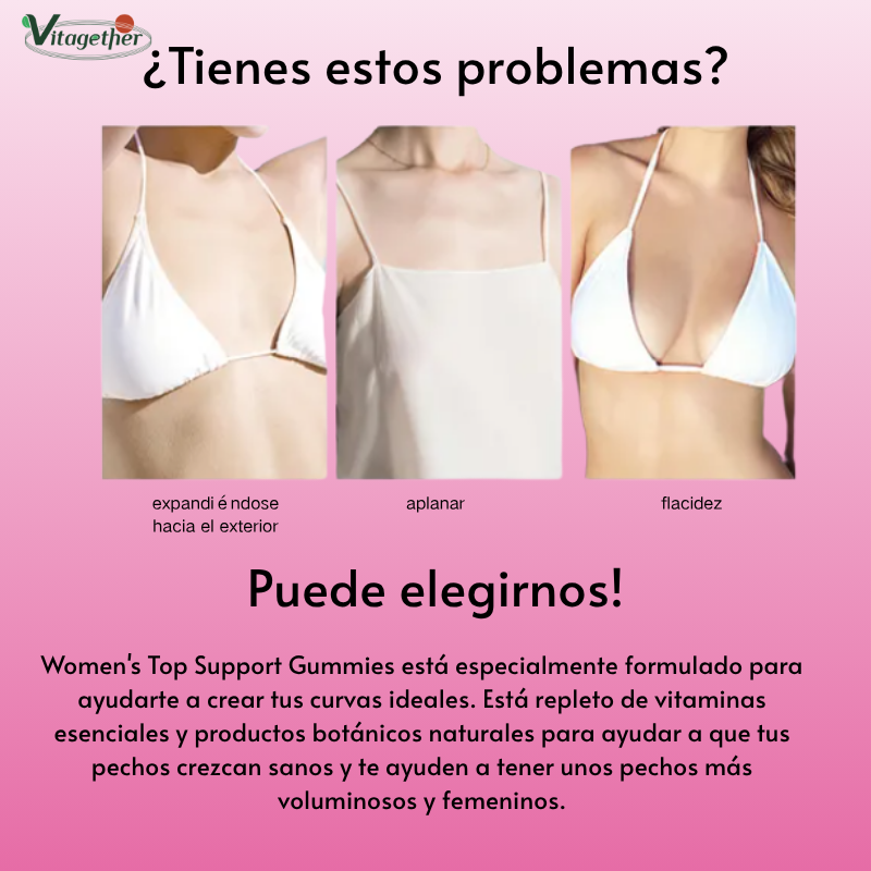 Vitagether Breast Enhancement Gummies, 60 Gummies, Breast Growth Gummies, Chest Enlargement Gummies, Workout Aid