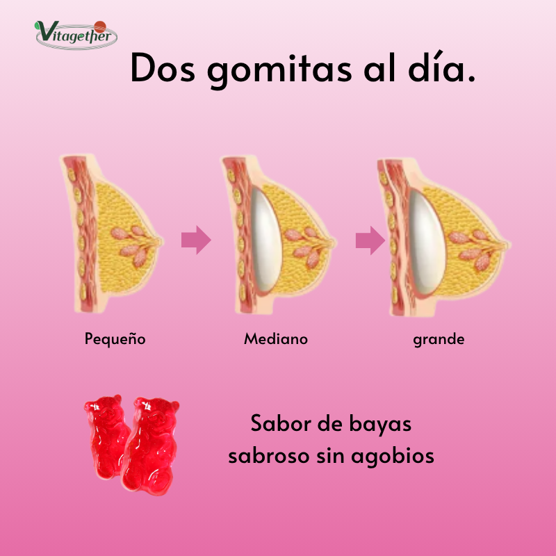 Vitagether Breast Enhancement Gummies, 60 Gummies, Breast Growth Gummies, Chest Enlargement Gummies, Workout Aid