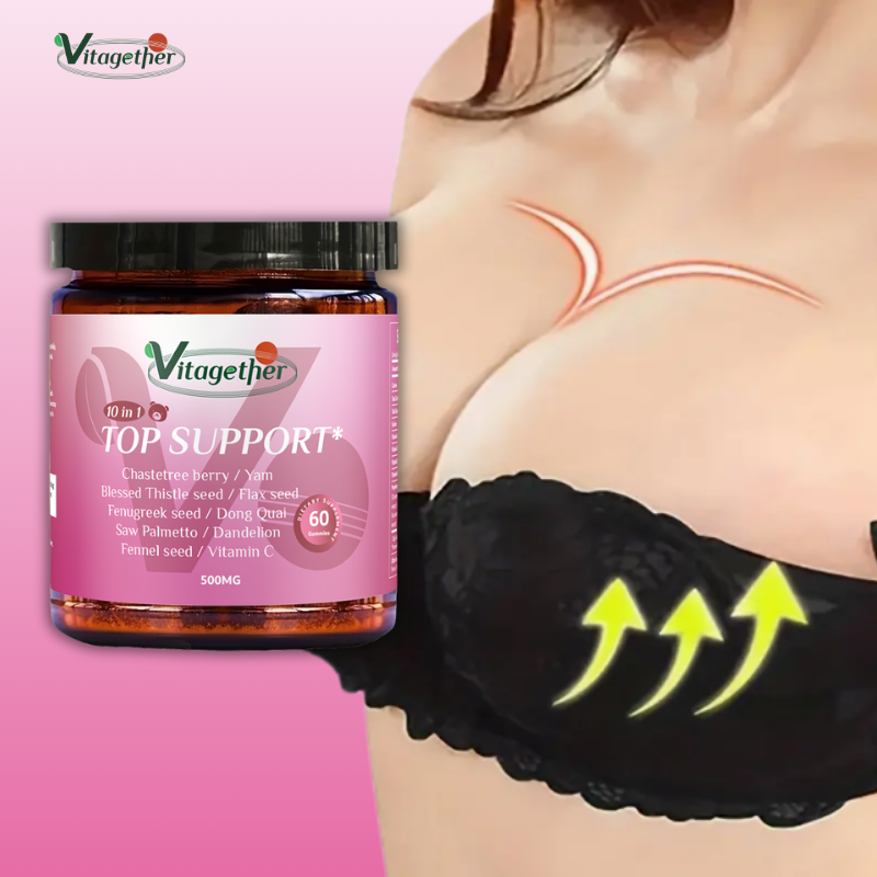 Vitagether Breast Enhancement Gummies, 60 Gummies, Breast Growth Gummies, Chest Enlargement Gummies, Workout Aid